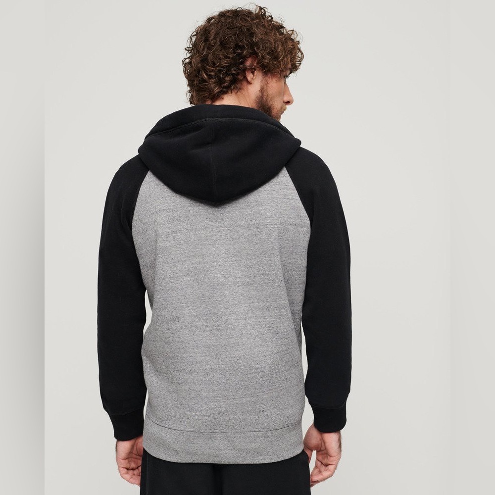 Calvin Klein Black & Gray Hoodie | Size Men's Large